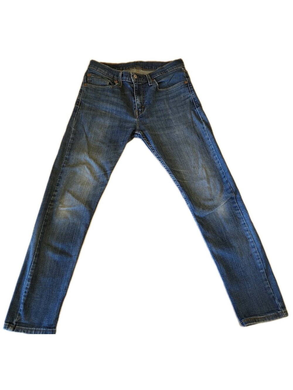 Levi Strauss 512 Mens 31x32 Slim Tapered Medium Wash Blue Jeans GUC